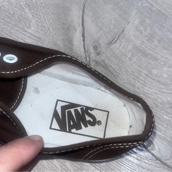 Vans Men's Brown Slip-On Shoes - Picture 4 of 5